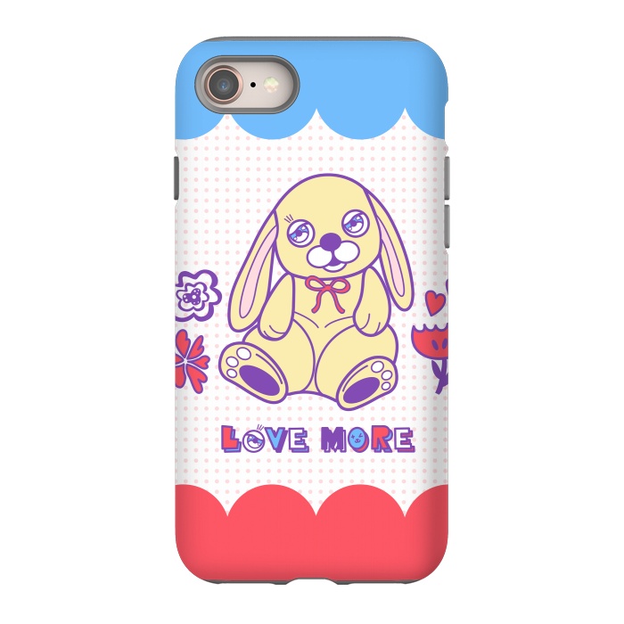 iPhone 8 StrongFit CUTIE RABBIT by Michael Cheung
