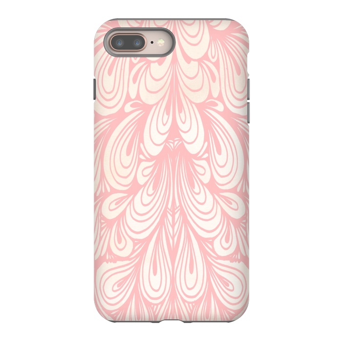 iPhone 8 plus StrongFit Pink Garden by Joanna Vog