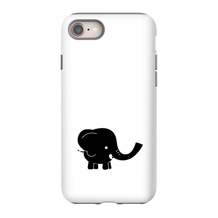 iPhone 8 StrongFit Cute elephant cartoon by TMSarts
