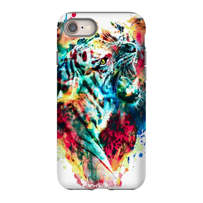 iPhone 8 StrongFit Tiger Roar by Riza Peker