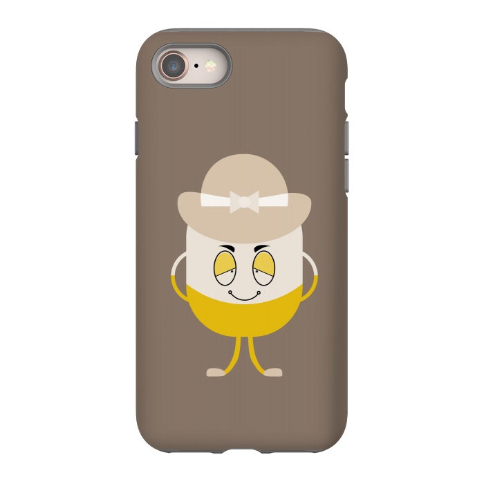 iPhone 8 StrongFit cartoon cool guy by TMSarts