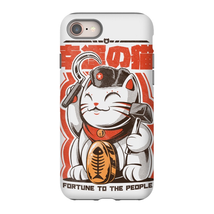 iPhone 8 StrongFit Catnist by Ilustrata