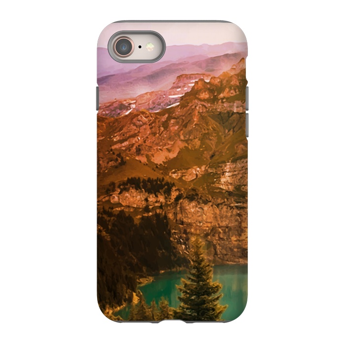 iPhone 8 StrongFit Mountain Valley by Creativeaxle