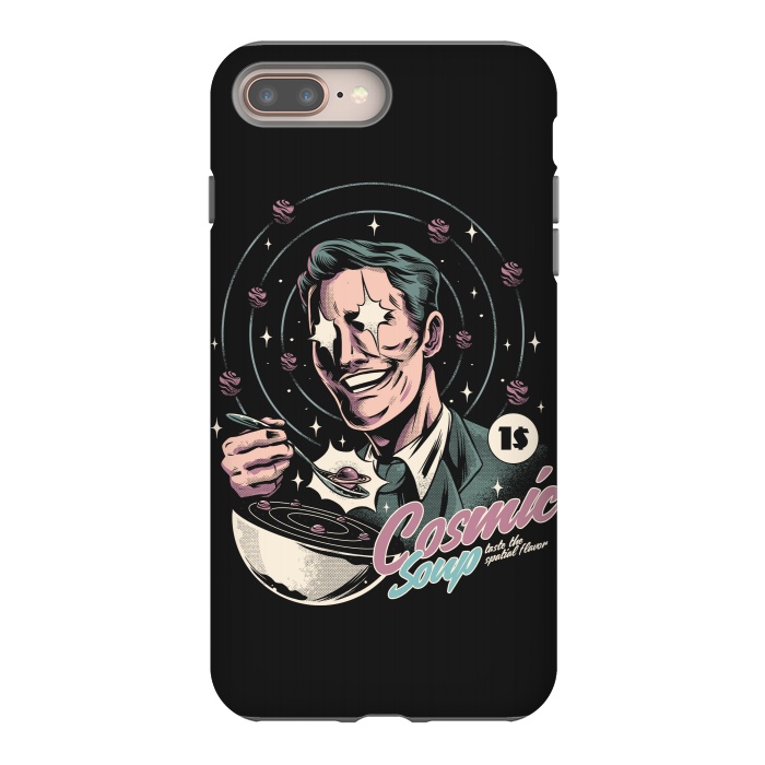 iPhone 8 plus StrongFit Cosmic Soup by Ilustrata