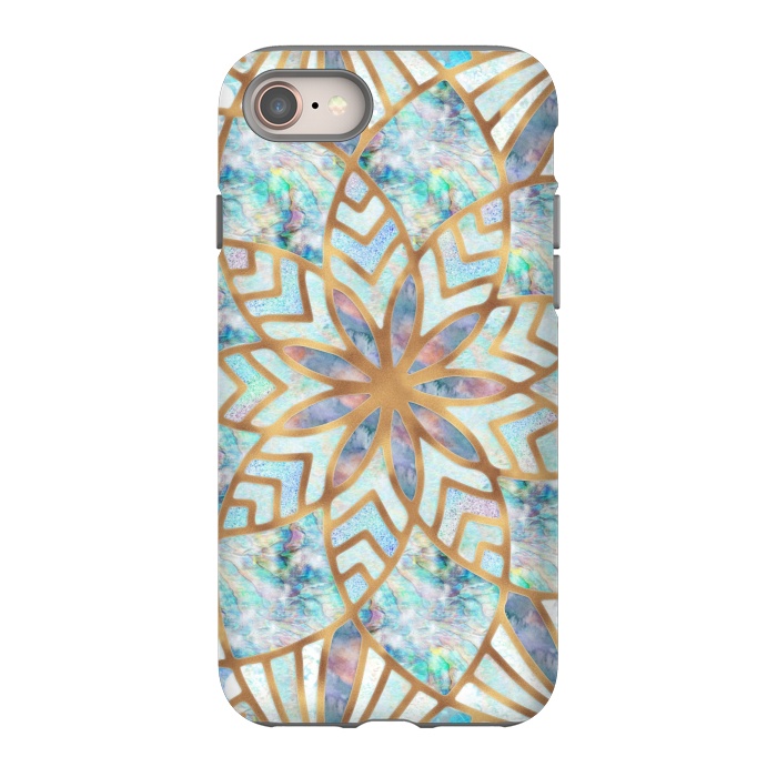 iPhone 8 StrongFit Mother of Pearl Mandala by  Utart