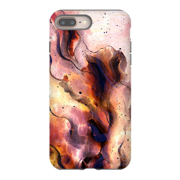 iPhone 8 plus StrongFit Burning Waves by Creativeaxle