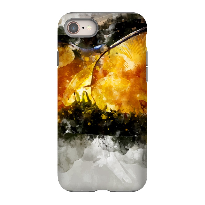 iPhone 8 StrongFit Forest Yellow Mushroom by Creativeaxle