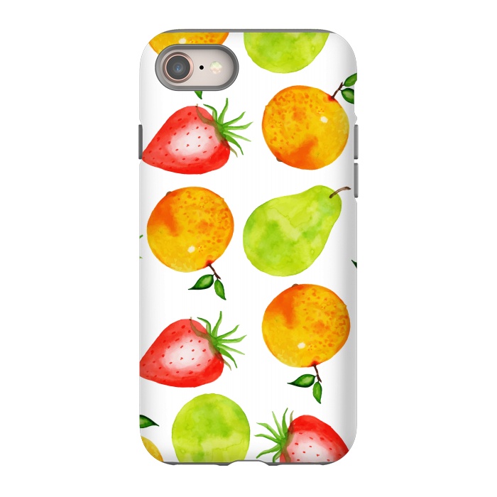 iPhone 8 StrongFit Watercolor Summer Fruits by Bledi