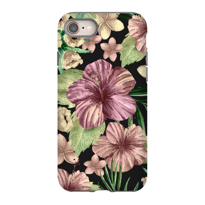 iPhone 8 StrongFit Watercolor summer flowers 15 by Bledi