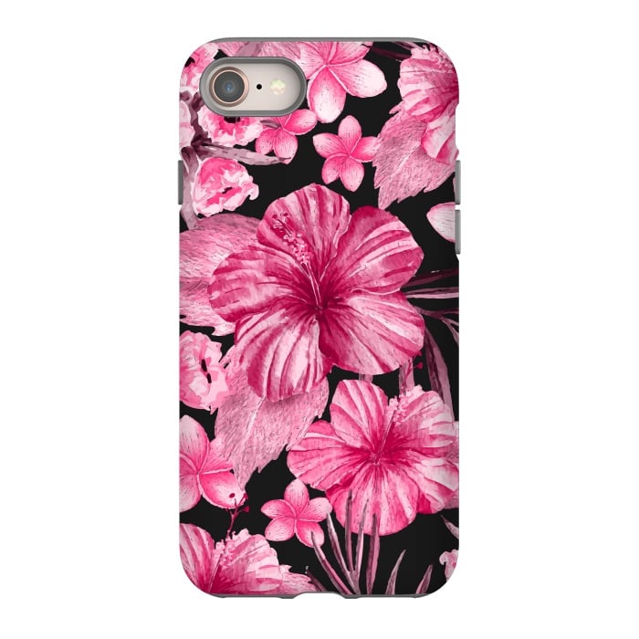 iPhone 8 StrongFit Watercolor summer flowers 16 by Bledi
