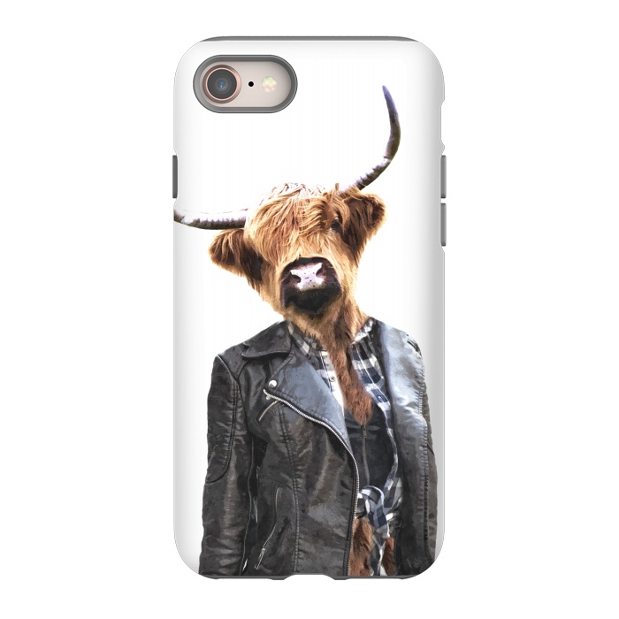 iPhone 8 StrongFit Cow Girl by Alemi