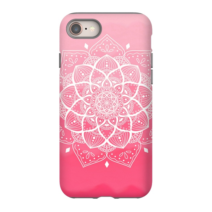 iPhone 8 StrongFit Pink mandala by Jms
