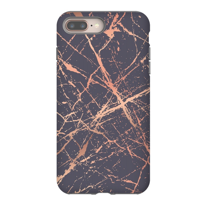 iPhone 8 plus StrongFit Copper Splatter 001 by Jelena Obradovic