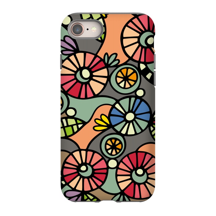 iPhone 8 StrongFit Wild Flowers by Majoih