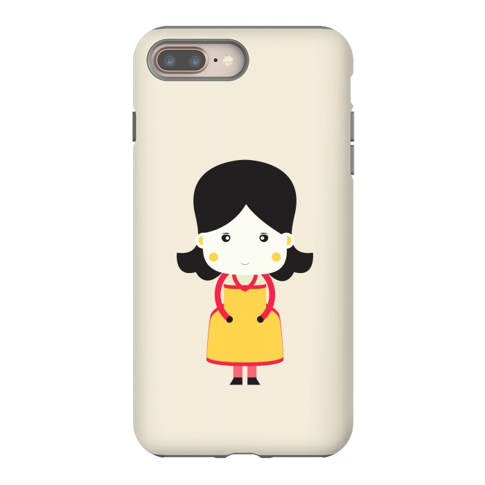 iPhone 8 plus StrongFit cute little girl by TMSarts