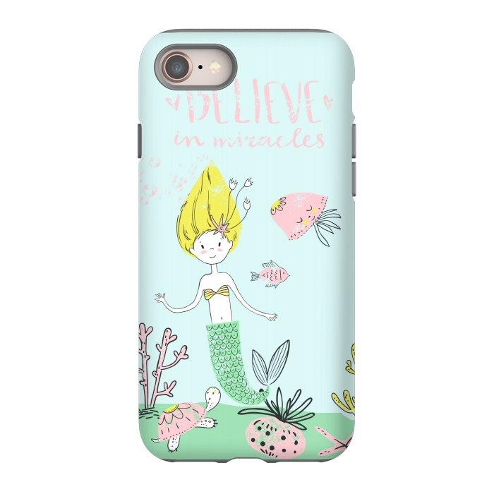 iPhone 8 StrongFit Believe in mermaids by  Utart