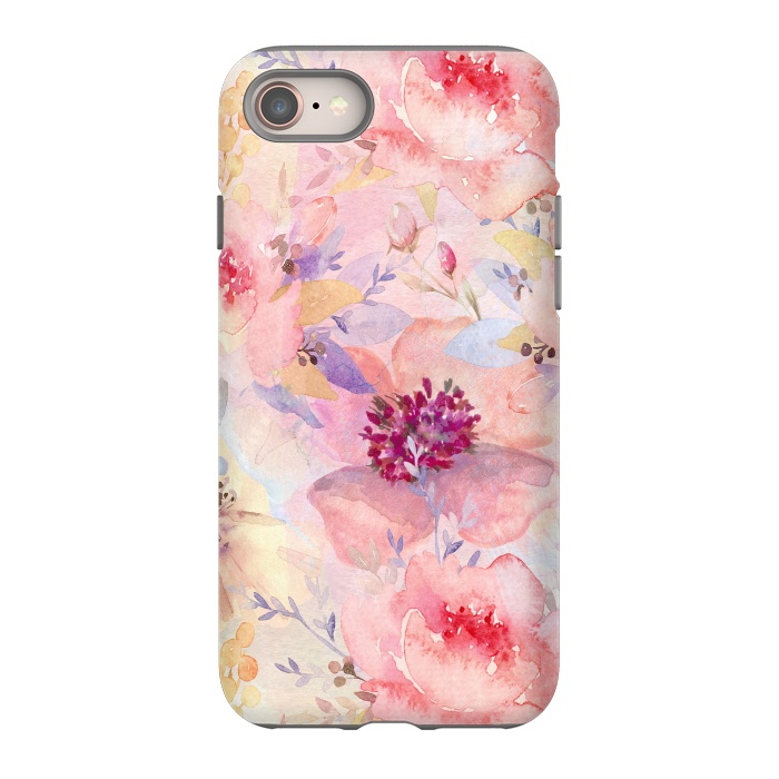 iPhone 8 StrongFit Summer Flowers Pattern by  Utart