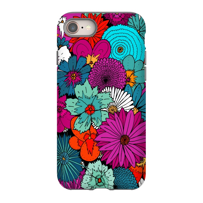 iPhone 8 StrongFit Bunch of flowers by Steve Wade (Swade)