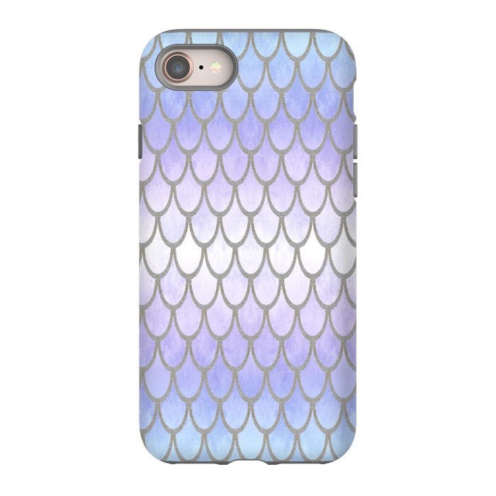 iPhone 8 StrongFit Pretty Mermaid Scales 01 by Angelika Parker