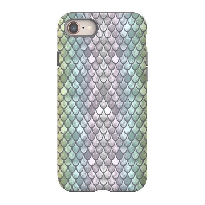 iPhone 8 StrongFit New Mermaid Scales  by Angelika Parker