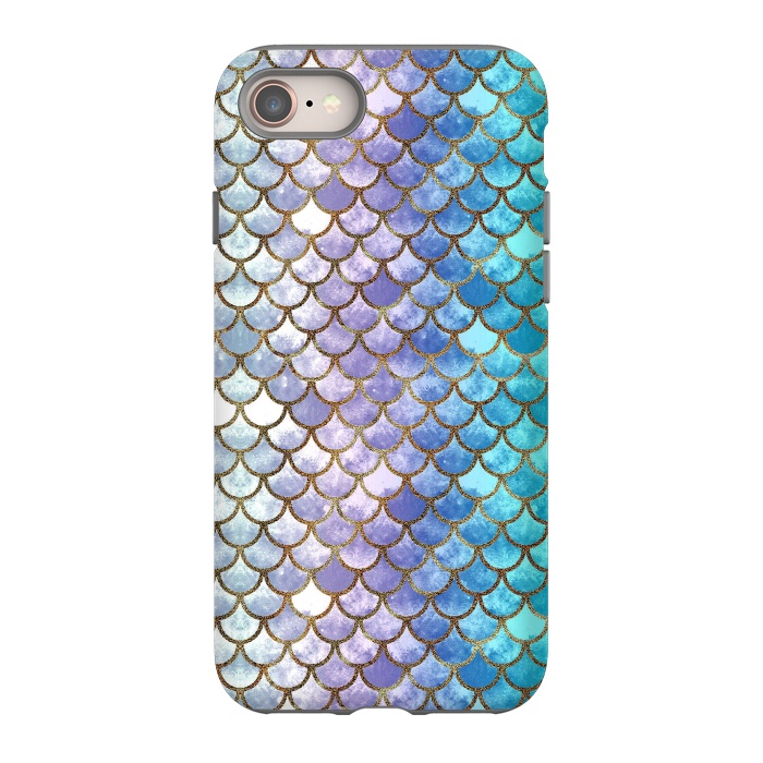 iPhone 8 StrongFit Pretty Mermaid Scales 38 by Angelika Parker