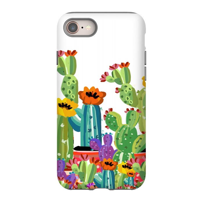 iPhone 8 StrongFit cactus land by MUKTA LATA BARUA