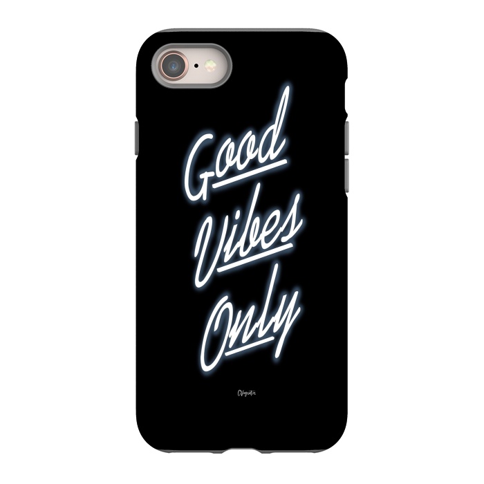 iPhone 8 StrongFit Good Vibes Only by ''CVogiatzi.
