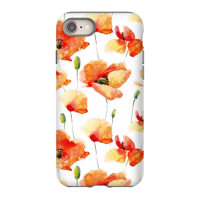 iPhone 8 StrongFit Poppies Forever by  Utart