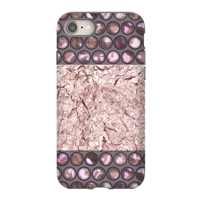 iPhone 8 StrongFit Rose Gold Shiny Elegance by Andrea Haase