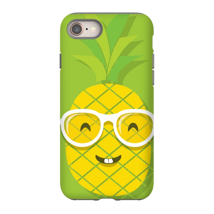 iPhone 8 StrongFit Summer Fun - Smiling Pineapple by DaDo ART