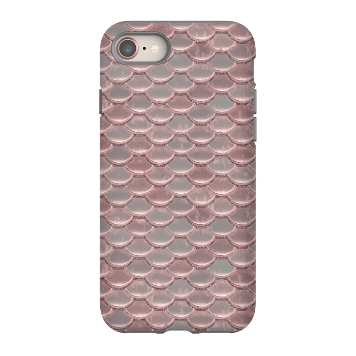 iPhone 8 StrongFit Pink Snake Skin by Andrea Haase