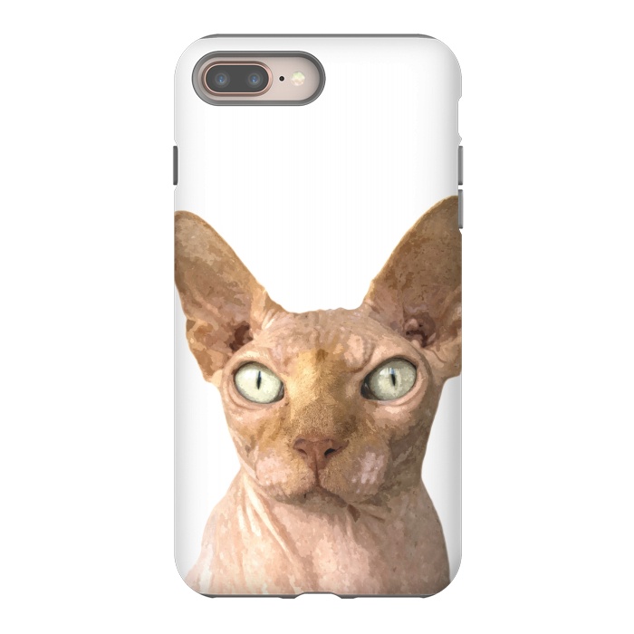 iPhone 8 plus StrongFit Sphynx Cat Portrait by Alemi