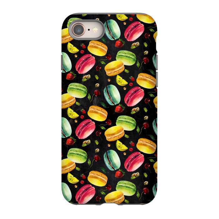 iPhone 8 StrongFit Macaroon Dance at Night by DaDo ART