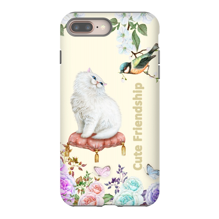 iPhone 8 plus StrongFit Cute Friendship by Creativeaxle