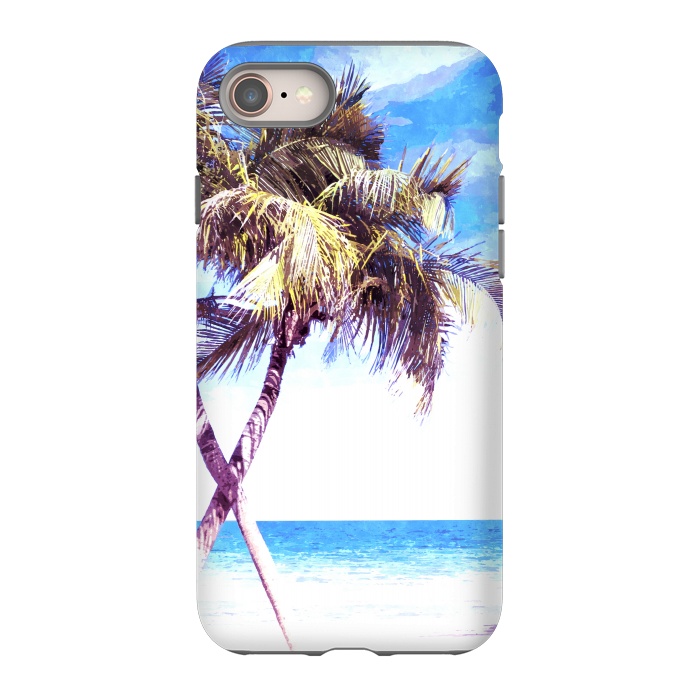 iPhone 8 StrongFit Palm Trees Beach by Alemi