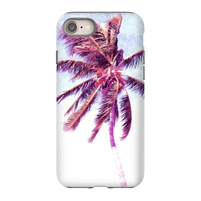 iPhone 8 StrongFit Palm Tree Tropical Illustration by Alemi
