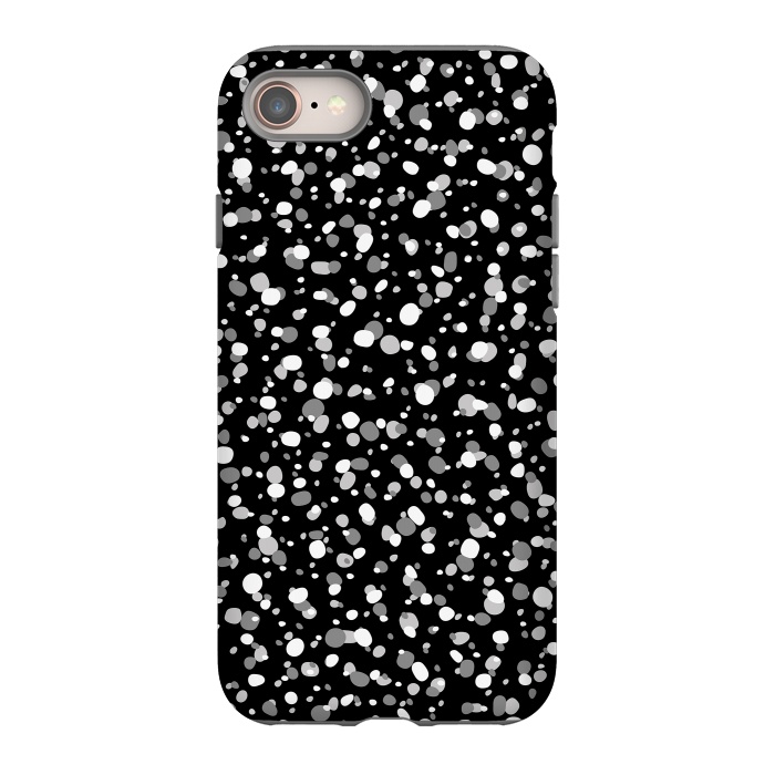 iPhone 8 StrongFit White Dots by Majoih