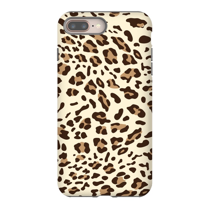 iPhone 8 plus StrongFit Leopard Texture 4 by Bledi