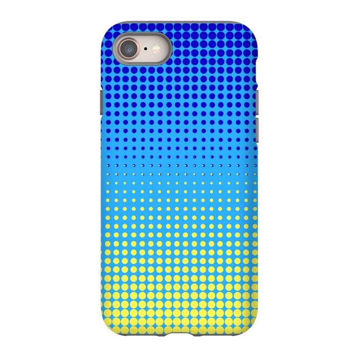iPhone 8 StrongFit yellow blue shades by MALLIKA