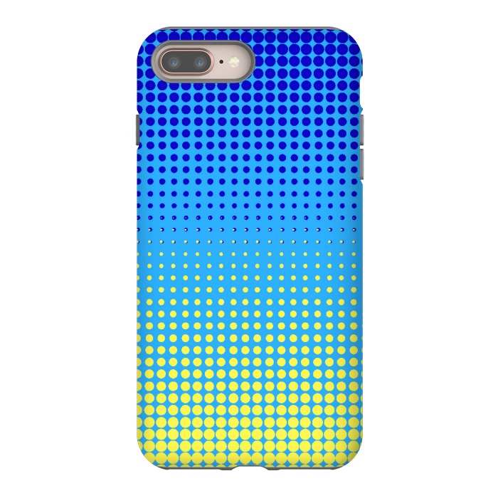 iPhone 8 plus StrongFit yellow blue shades by MALLIKA