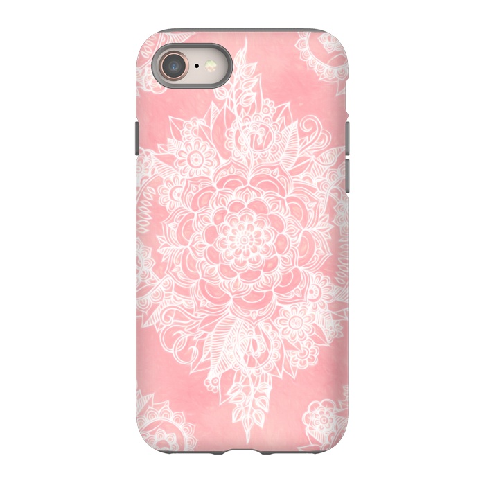 iPhone 8 StrongFit Marshmallow Lace by Micklyn Le Feuvre