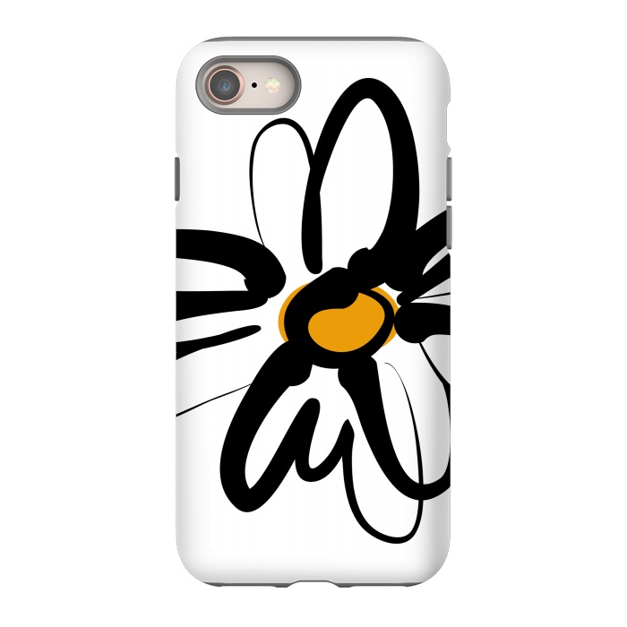 iPhone 8 StrongFit Doodle Daisy by Majoih