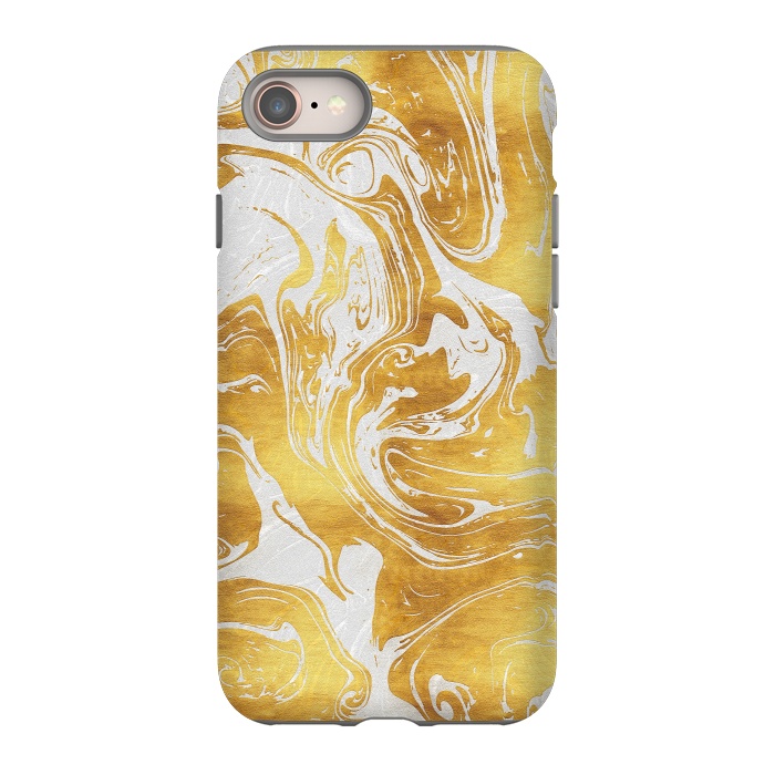 iPhone 8 StrongFit White Dragon Marble by Art Design Works