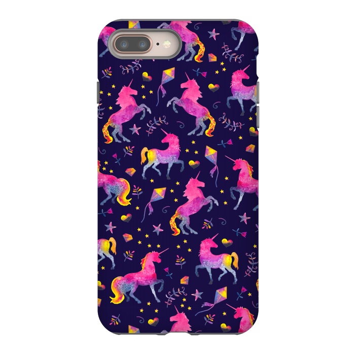 iPhone 8 plus StrongFit Unicorn Jubliee by gingerlique
