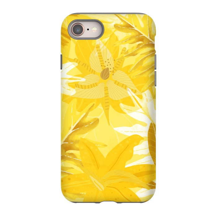 iPhone 8 StrongFit My Sunny Gold Aloha Jungle by  Utart