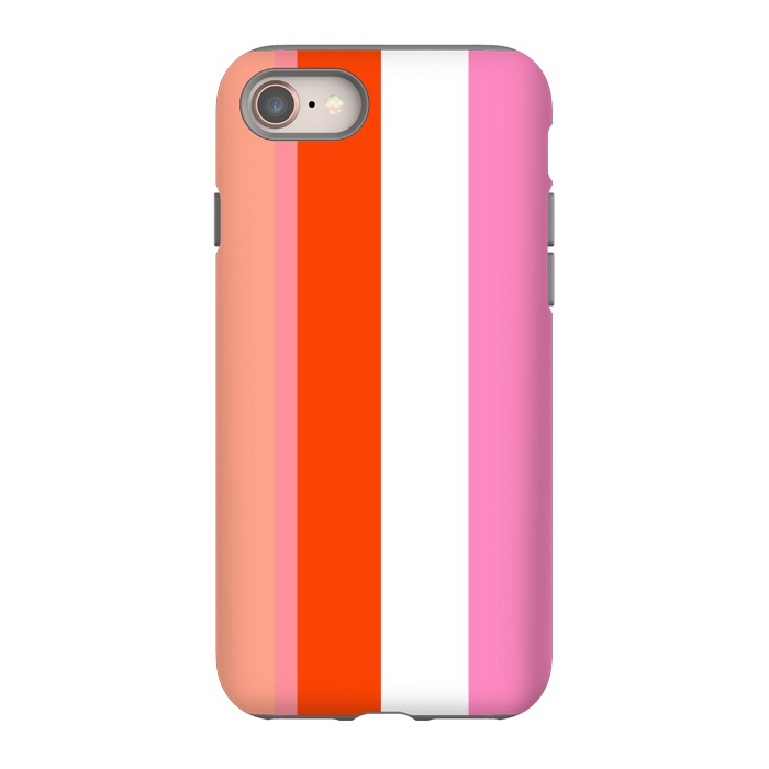 iPhone 8 StrongFit Colorful Stripes by MUKTA LATA BARUA