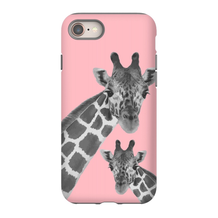 iPhone 8 StrongFit Giraffe Love 2 by MUKTA LATA BARUA