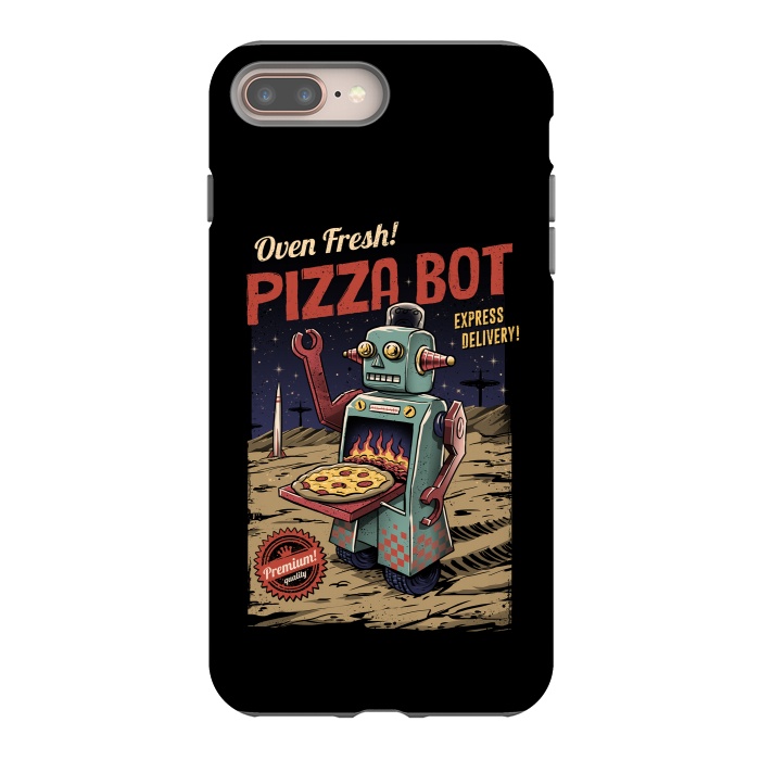 iPhone 8 plus StrongFit Pizza Bot by Vincent Patrick Trinidad