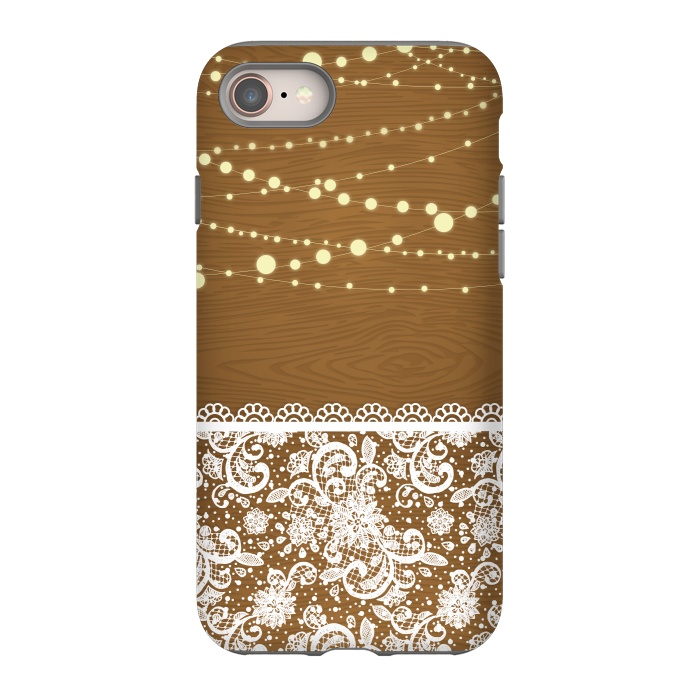iPhone 8 StrongFit String Lights & Lace by Quirk It Up