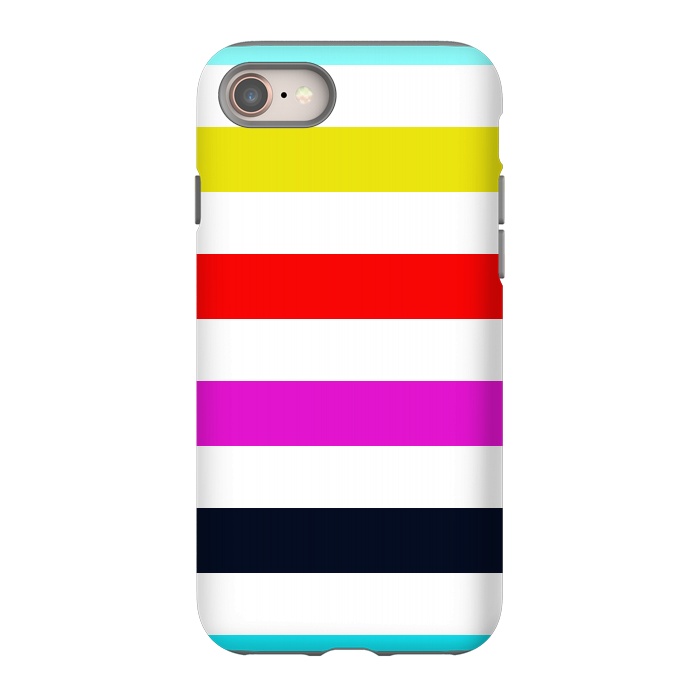 iPhone 8 StrongFit rainbow stripes by Vincent Patrick Trinidad